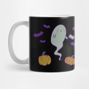 Spooky Trans Rights - Textless Mug